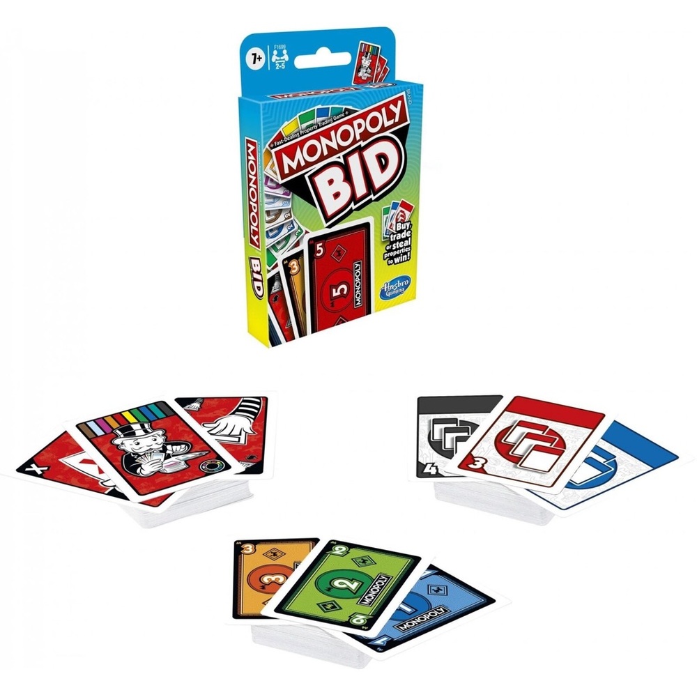 Hasbro Monopoly Bid Card Game, NIB